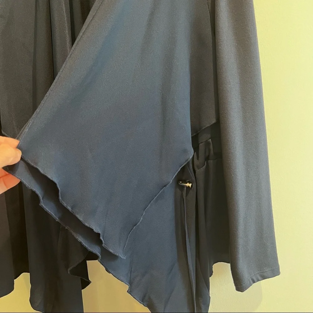 pebble and‎ stone open drape lightweight cardigan